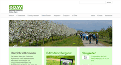 Desktop Screenshot of dav-mainz.de
