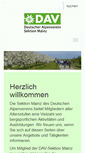 Mobile Screenshot of dav-mainz.de